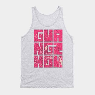 Guangzhou, Guangdong, China City Map Typography - Blossom Tank Top